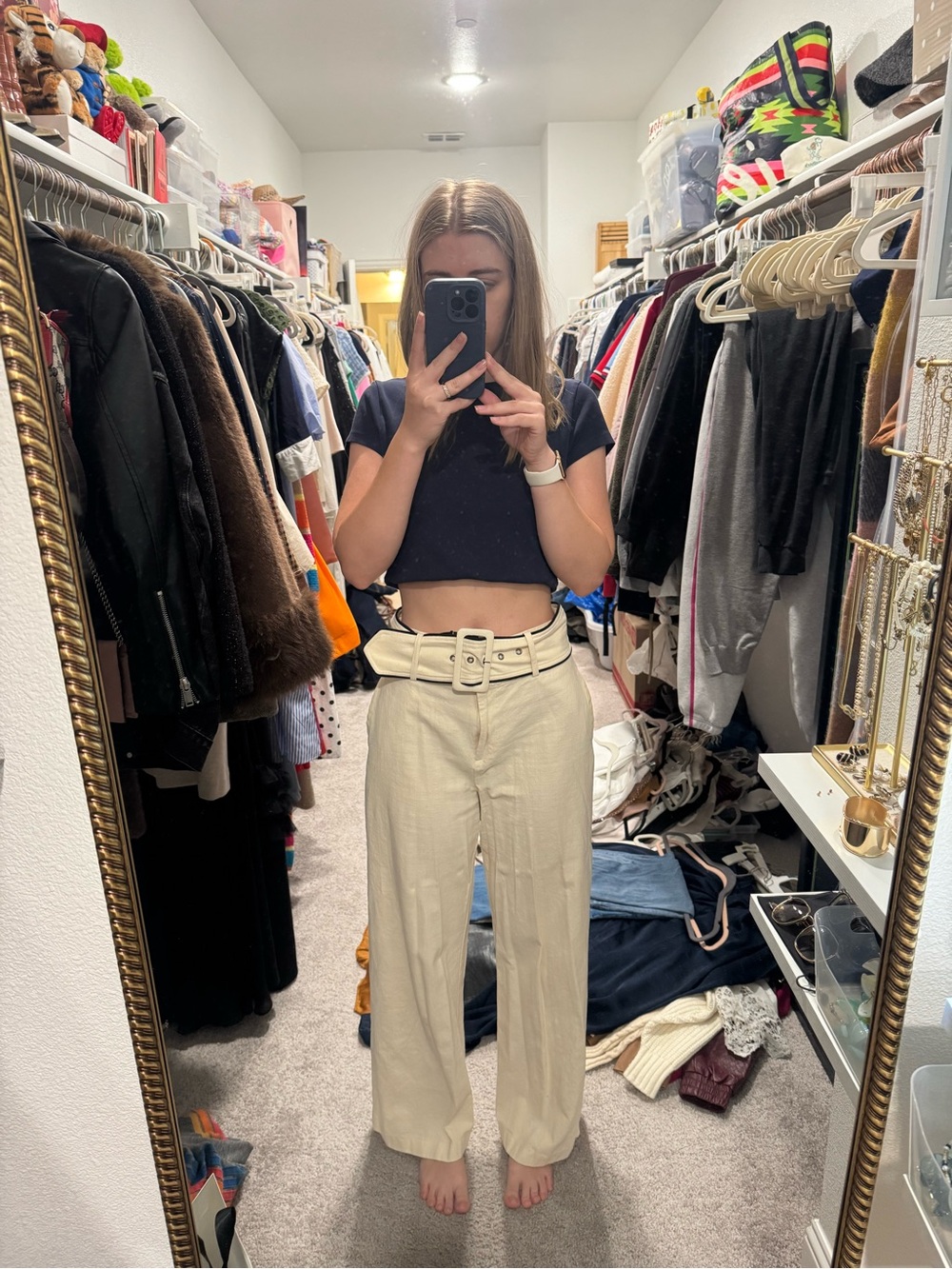 Lena Cream Trousers
